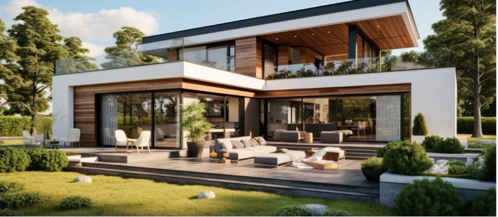 3D Visualization: Enhancing property visualisation with high quality exterior renders.