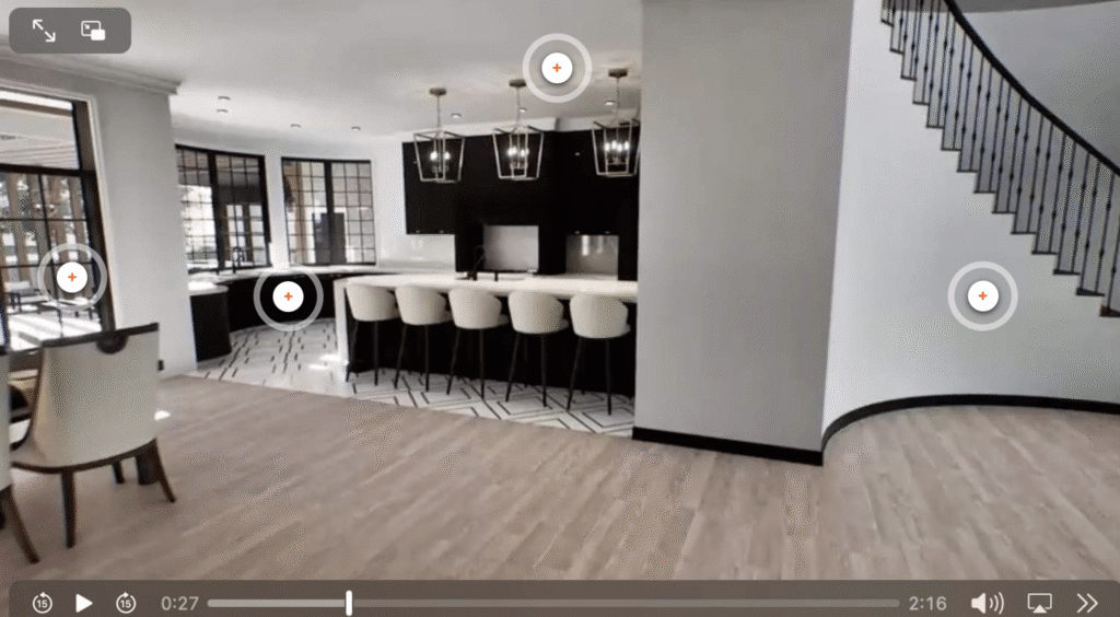 3D Tour - Optimized 3D real estate marketing tour example showcasing interactive hotspots