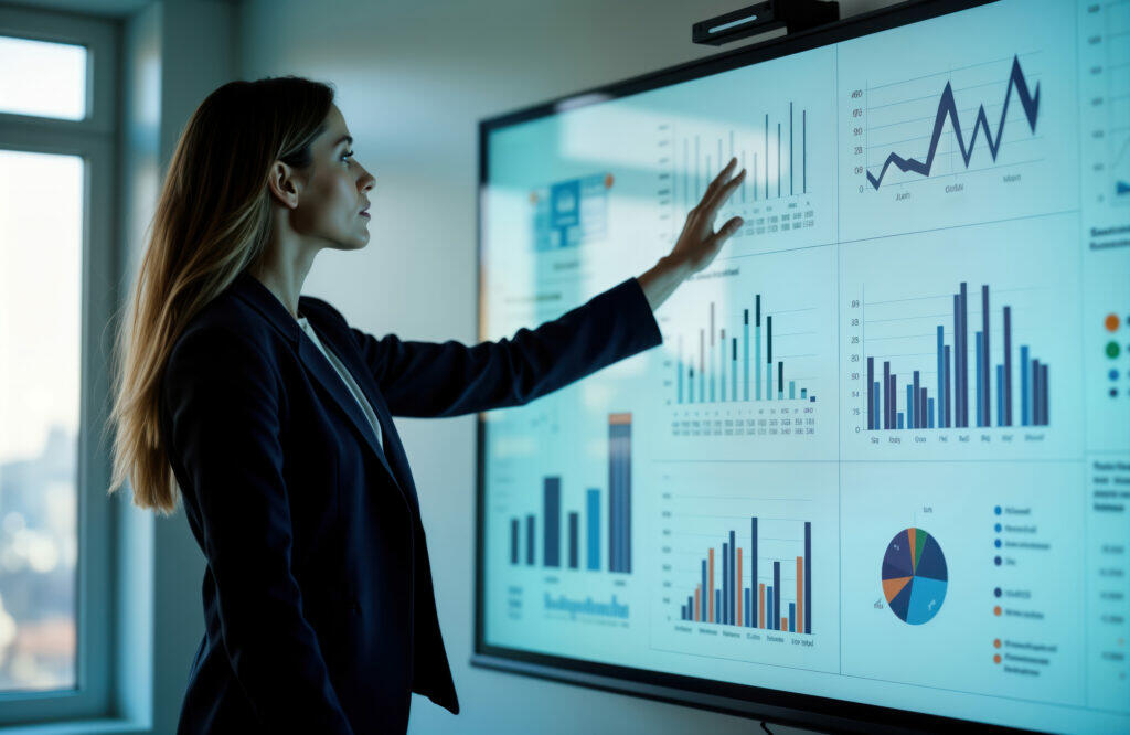 Graph showing video marketing ROI