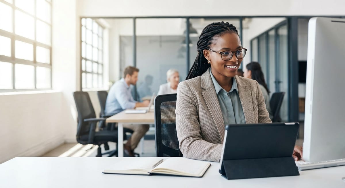 South African employee completing an accredited learnership as part of a company's skills development plan